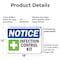 Signmission Infection Control Kit, 18 in W x Rectangle, Plastic OS-2PACK-NS-P-1218-L-13698 - alternate 5